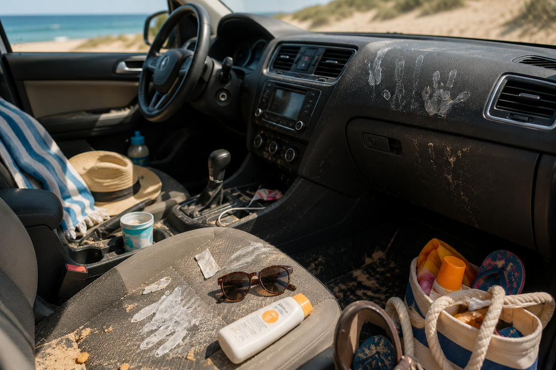 Auto schoonmaken na de vakantie: zo maak je het interieur weer fris en netjes