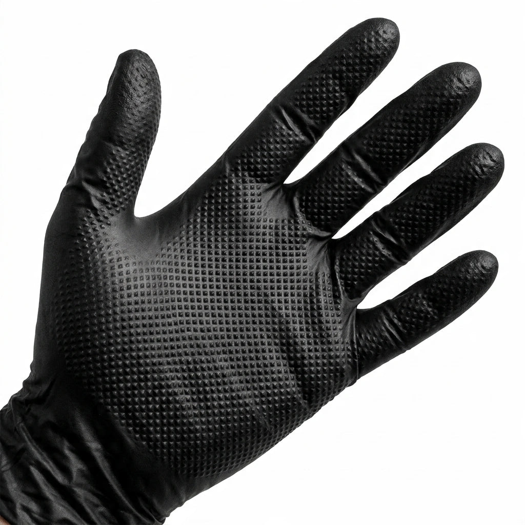 RUSH Diamond Grip Nitril Gloves