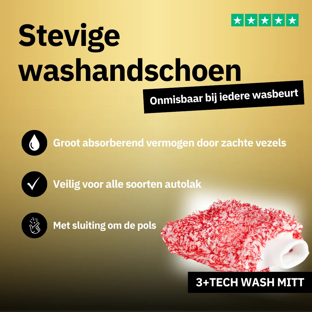 3+Tech Microfiber Wash Mitt